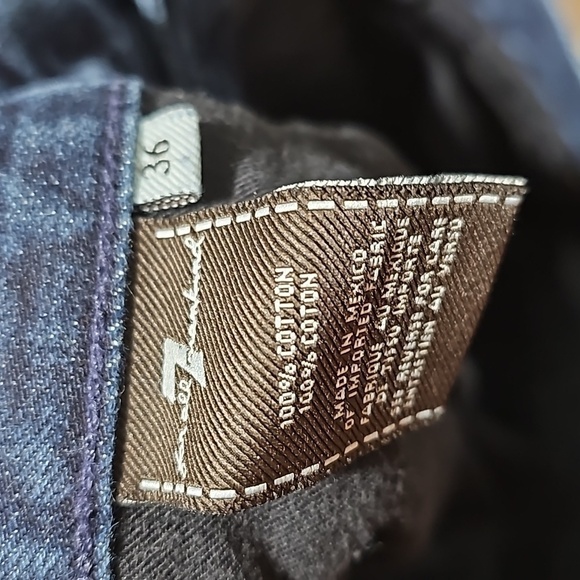 7 For All Mankind Jeans Size 36x34 - Picture 4 of 6